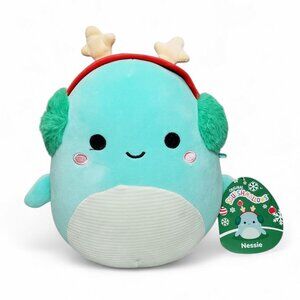 Nessie The Lock Ness Monster Christmas Collection Plush 8" NWT